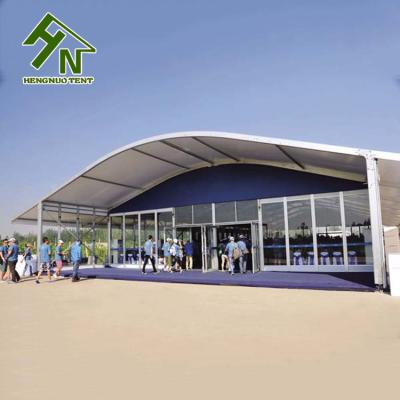 China Arched Outdoor Large Roof Exhibition Event Tent Aluminum Frame Arcum Exhibition Event Tent With Arched Roof for sale