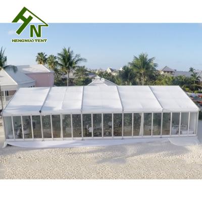 China UV-resistant/water proof/factory price fireproof luxury glass wall outdoor wedding party tent for event for sale