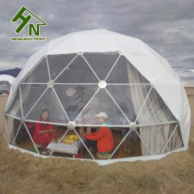 China Flame Redartant/UV-resistant/Water make special big geodesic dome luxury hotel home tent for camping resistant for sale