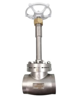 China Manual Operation DN25 DN40 Cryogenic Socket Weld Globe Valve for sale