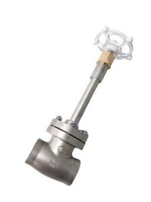 China PN40 SS304/316 Cryogenic Globe Valve Stop Valve For Liquid Nitrogen for sale