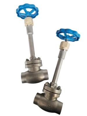 China ISO CE Cryogenic 304 316 PN40 Socket Weld Globe Valve For LNG for sale