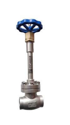 China Medium Pressure PN40 Cryogenic Globe Valve With Long Stem for sale