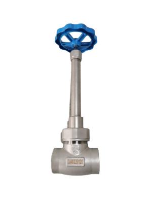 China DN40 Manual Stainless Steel Cryogenic Globe Valve For LN2 for sale