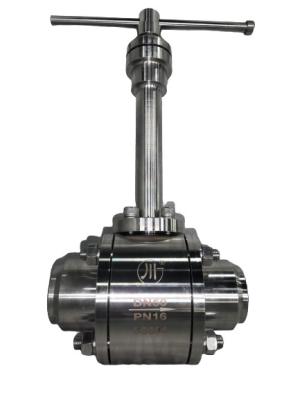 中国 Customized High Pressure Low Temperature Ball Valve For LO2 LN2 LAR 販売のため