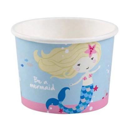 China Richpack Recyclable Paper Cup With Lid Cherry Recyclable Ice Cream Cups With Pp Lid for sale