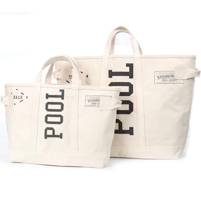 China Eco Friendly Custom Rope Handle Color Cotton Canvas Bags for sale