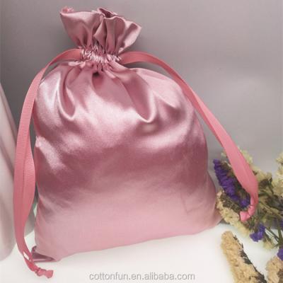 China Wholesale High Quality Safety Slik With Logo Bag For Satin Hair Extensions for sale