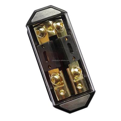 China High Quality Black Car Speaker Amp ANL 2Fuse ANL 2Fuse Auto Audio Support 0/2/4/8/100 300 400 With Insulation Cover for sale