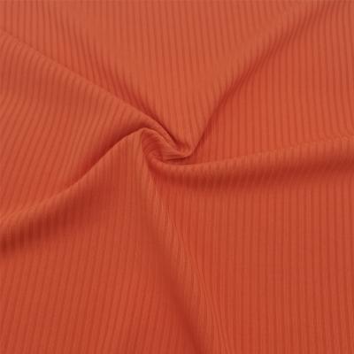 China Stretch Look 92%Nylon 8%Spandex Rib Texture Free Cut Matt Nylon Spandex Fabric For Swimwear for sale