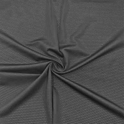 China Stretch Custom Knit Quick Dry Recycled Wicking Polyester Spandex Mesh Fabric For Sportswear for sale