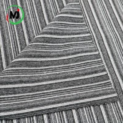 China Wicking 4 Way Striped Stretch Fabric Tank Top Repreve Recycled Polyester Spandex Fabric For Activewear for sale