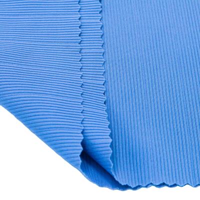 China 17%Spandex Rib Fabric For Sportswear 83%Recycled Nylon Stretch for sale