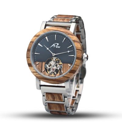 China Water Resistant Fashion Wooden Watch Mens OEM ODM Service Stainless Steel for sale