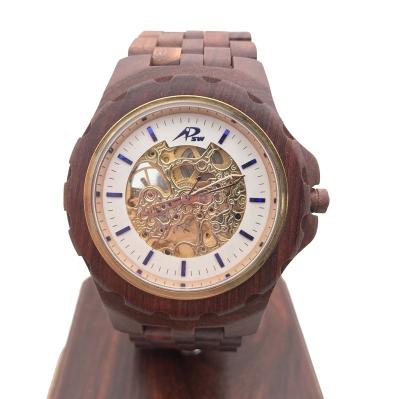 China Fashion\classic\automatic Japanese brand-free wood automatic watch men's antique business private label\sports for sale