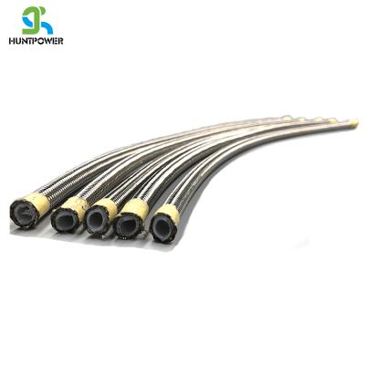 China Braided Stainless Steel Chemical Wire Transfer Hose SAE 100 R14 for sale