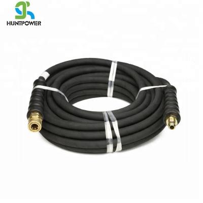 China Synthetic Rubber With Steel Wire 1 Or 2 Braided Jet Washer Hose Water Hose Car Wash High Pressure Hose for sale