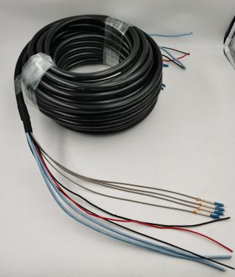 China FTTA Fiber Optic Outdoor Application CAT5E+ 4F+2*16AWG Hybrid Cable GDTY- 2*UTP FTTA for sale