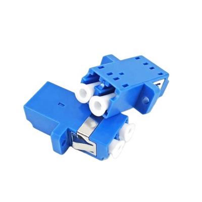 China FTTX Fiber Optic Adapter LC Adapter Singlemode Duplex Hook Fiber Optic Adapter for sale