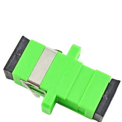 China FTTH Manufacture SC/APC Adapter Coupler Simplex Flanged SC Fiber Optic Adapter for sale