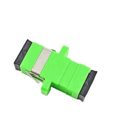 China FTTH SC UPC or APC SM SX Optical Adapter Plastic Fiber Optic Housing Adapter for sale