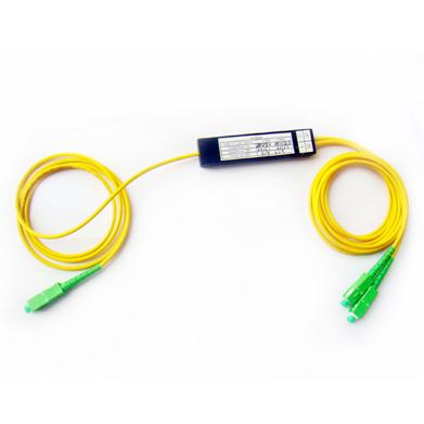 China GPON FBT 1*2 ABS Package Fused Coupler SC/APC Fiber Optic Splitter for sale