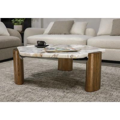 China Durable High Quality Nordic Minimalist Marble Center Top Bargain Living Room Coffee Tables for sale