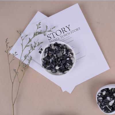 China China Wholesale Natural Polished Black And White Tumbled Stone Hand Engraving Folk Crafts For Decoration for sale