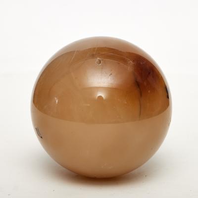 China China crystal ball stones and crystals dark yellow red agate 1.4kg ball for sale