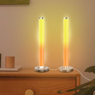 China Game table game computer table RGB color can be USB interface colorful table lamp for sale