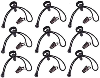 China Fly Backdrop Clips For Photography Background Clamps Elastic Support Clips For Backdrops 9 Pcs 8inch (20cm) Flexible And Stretchable for sale