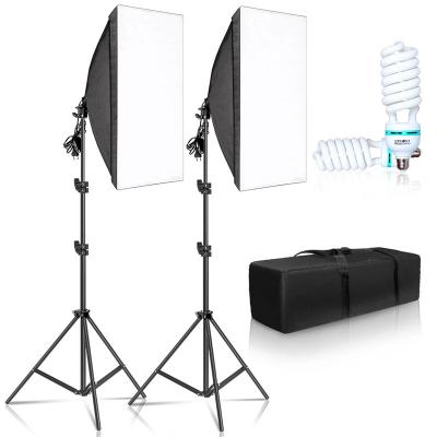 China Light Studio Kit Photo Softbox Light Box Photo Studio Lighting Single Led Lamp With Tripod Photography Shooting Soft Box Flash E27 Props for sale