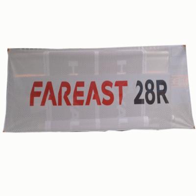 China Outdoor Advertising Display Custom Design Printing Hanging Fence Polyester Fabric Polyester Mesh Banner for sale