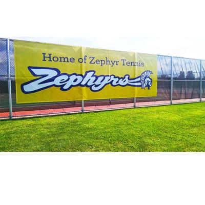 China Advertising Custom Banner Printing Mesh Banners Vinyl Construction Fencing PVC Banner for sale