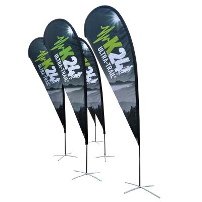 China Beach Flag Banner Tear Drop Flying Flag and Banners for Sale and Event for sale