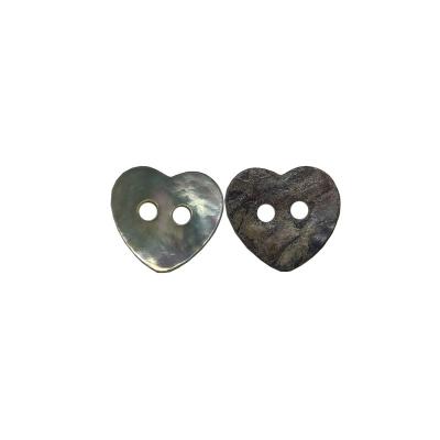 China Viable 2 Hole Heart Form Agoya (Akoya) Fashion Shell Buttons for sale