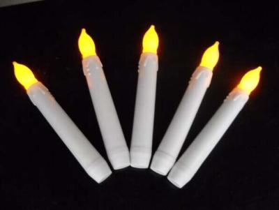 China wholesale 6 inch flameless LED Church Candle, LED Taper Candle, Christmas led candle for sale