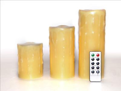 China remote led candles/Controller Candles/Remote control flameless led color changed candle for sale