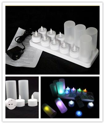 Cina Candela ricaricabile del tealight di /12pcs/set LED del LED della luce ricaricabile del tè in vendita