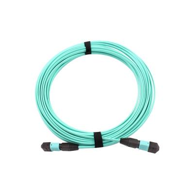 China Telecommunication Fiber Optic MPO MTP Patch Cord Singlemode Multimode Trunk Cable OM3 OM4 for sale