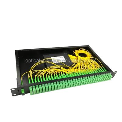 China : FTTH 1U 16 Port ODF Patch Panel Rack Mounted SC Type / Fiber Optic for sale