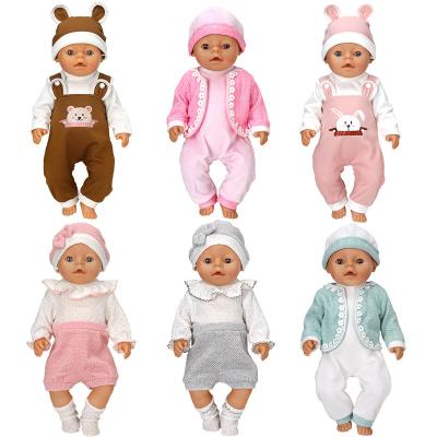 China stuffed & Plush Toy New arrival18 inch American girl doll reborn baby - doll winter clothes woolen onesie for American girl dolls for sale