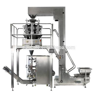 China Multihead automatic weigher vertical food mixing bagging machine production line for pillow gusset bag for sale