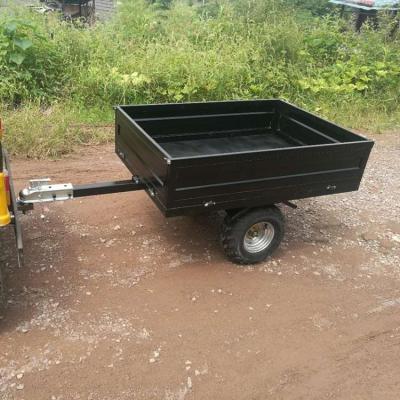 Китай Suyang Mini Box Trailer For Sale Mini Tractor Trailer Low Pressure Vacuum Tyre продается