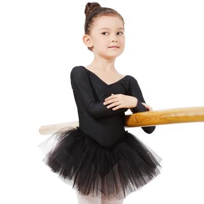 China Cute Breathable High Quality Professional Tulle Dance Dress Children Kids Girls Tulle Tutu Ballet Performance Dress for sale