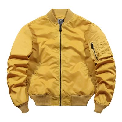 China Sale Central Institute of Statistics style baseball style men's fashion solid color bomber reversible warm coat for sale