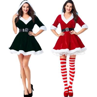 China Santa Claus Costume Christmas Outfits Christmas Outfits Adults Size Christmas Costumes for sale