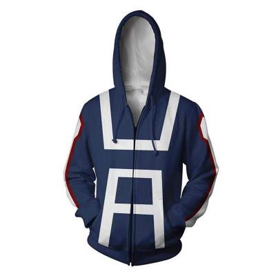 China Breathable Warm Sweater Zipper Style My Hoodie 3d Digital Printing Hooded Jacket Plus Sweatshirt for sale