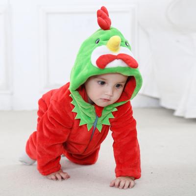 China 100% Polyester Clothes Winter Baby Designer Clothes Flannel Rompers For Baby for sale