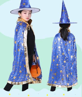 China Fancy Children Dress Up Arrival Halloween Cosplay Masks Custom Kids Pentagon Capes Halloween Props Party Decoration Children Cosplay Costume for sale